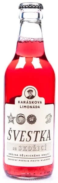 Karáskova limonáda švestka se skořicí