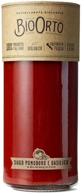 BioOrto BIO Rajčatová omáčka s bazalkou