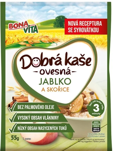 Bonavita Dobrá kaše ovesná s jablky