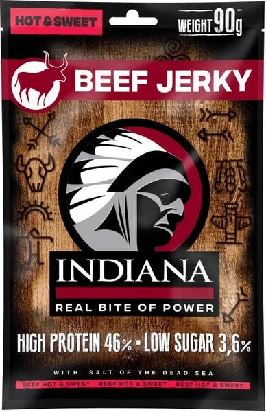 Indiana Jerky Hovězí Hot & Sweet