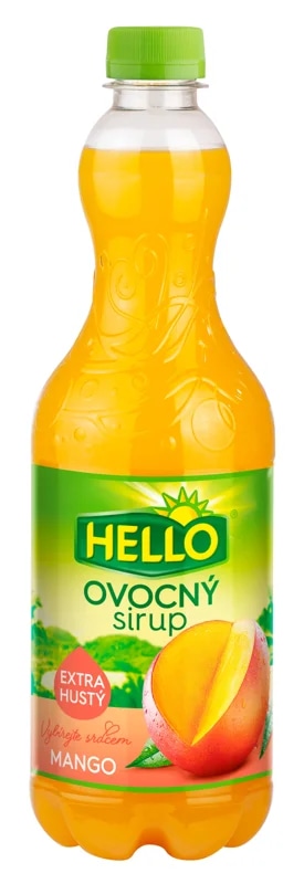Hello extra hustý ovocný sirup mango