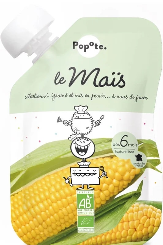 Popote BIO Kapsička sladká kukuřice