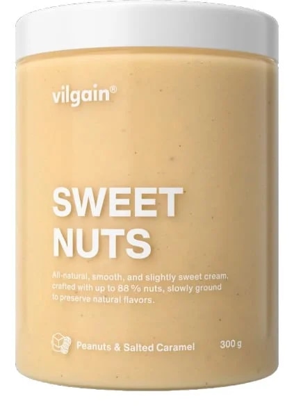 Vilgain Sweet Nuts arašídový krém se slaným karamelem