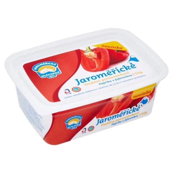 Jaroměřická Mlékárna Jaroměřické Tradiční pomazánkové paprika s feferonkou 2 x 150g
