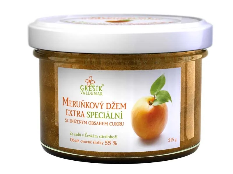 GREŠÍK Džem Meruňkový extra Speciální
