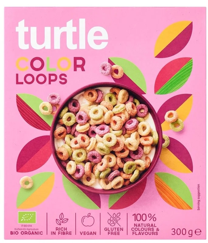 Turtle BIO Barevné kroužky bezlepkové