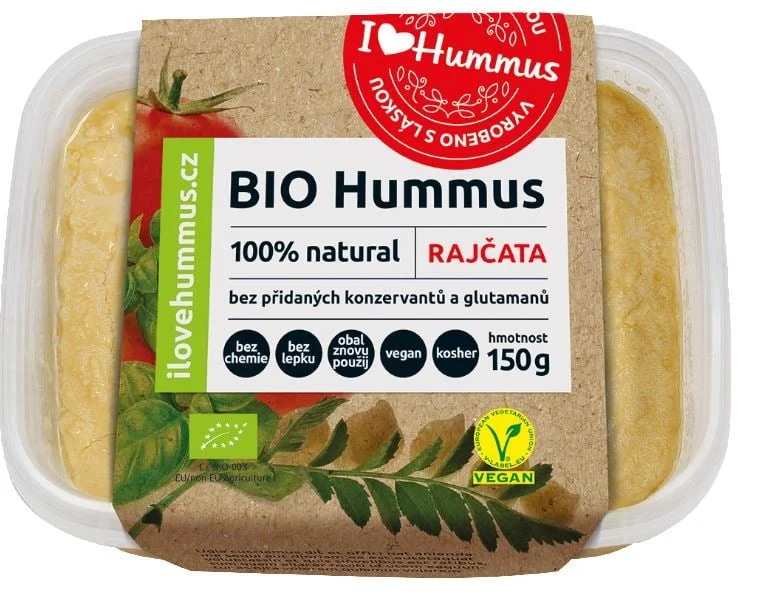 I love Hummus BIO Hummus s rajčaty