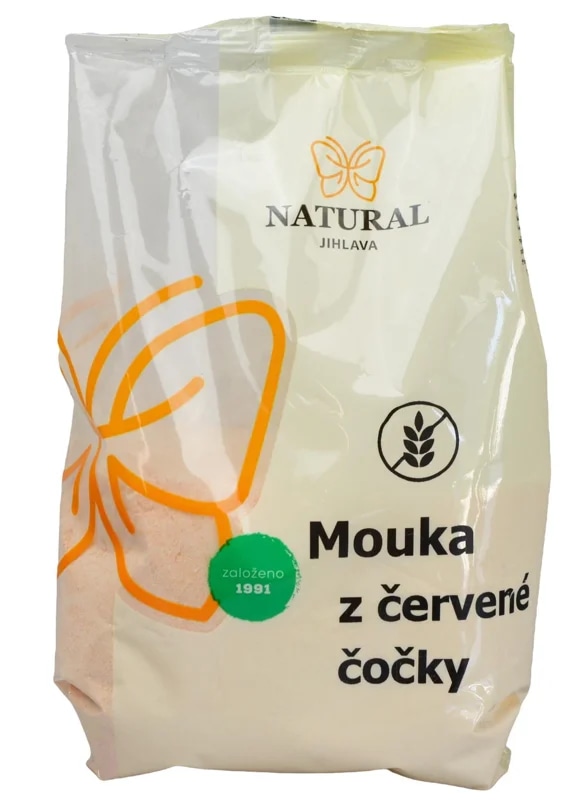 Natural Jihlava Mouka z červené čočky bez lepku