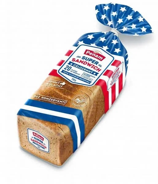 Penam Super Sandwich pšeničný celozrnný