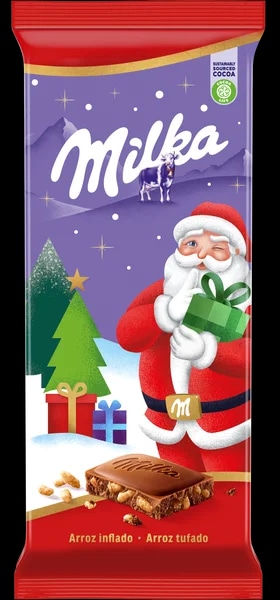 Milka Čokoláda s rýžovými křupinkami