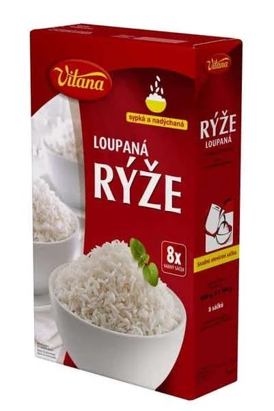 Vitana Rýže loupaná, varné sáčky 8x100g