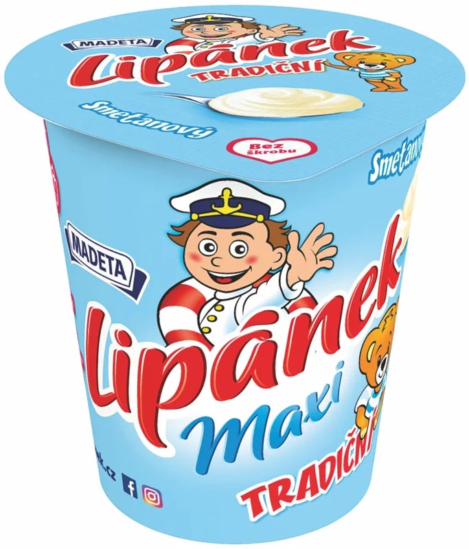 Madeta Lipánek Maxi smetanový