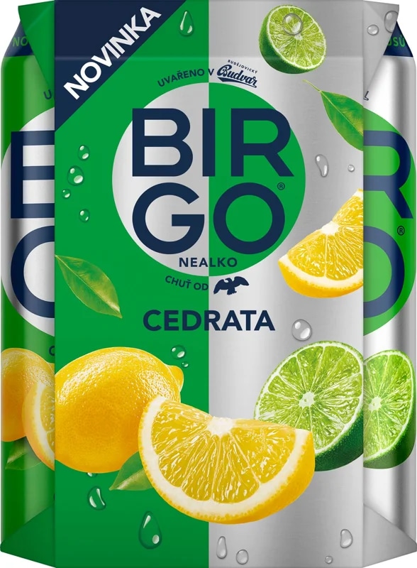 Birgo nealkoholický Cedrata 4×0,5 l plech
