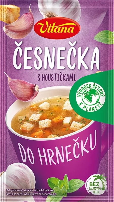 Vitana Do hrnečku Instantní česnečka s houstičkami