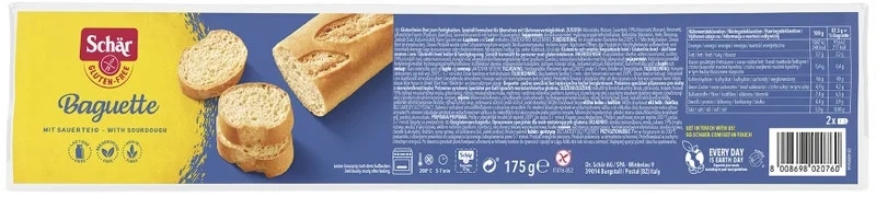 Schär Baguette - bezlepková bageta