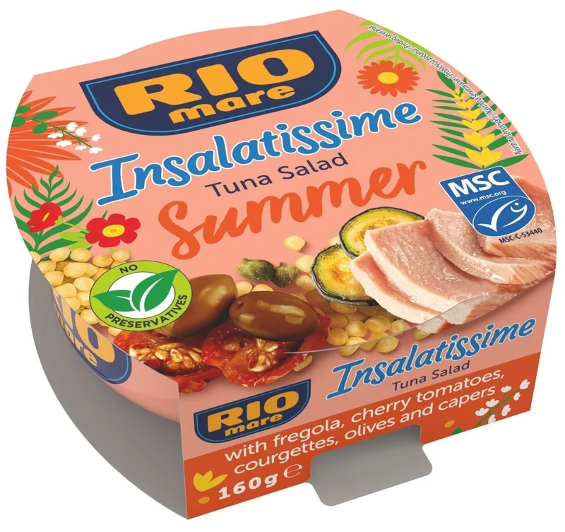 Rio Mare Insalatissime Summer Tuňákový salát s těstovinami fregola a zeleninou