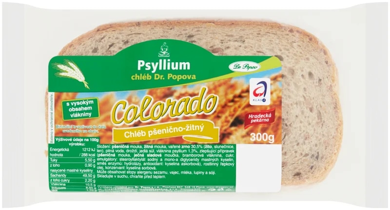 Hradecká pekárna Dr. Popov Colorado chléb