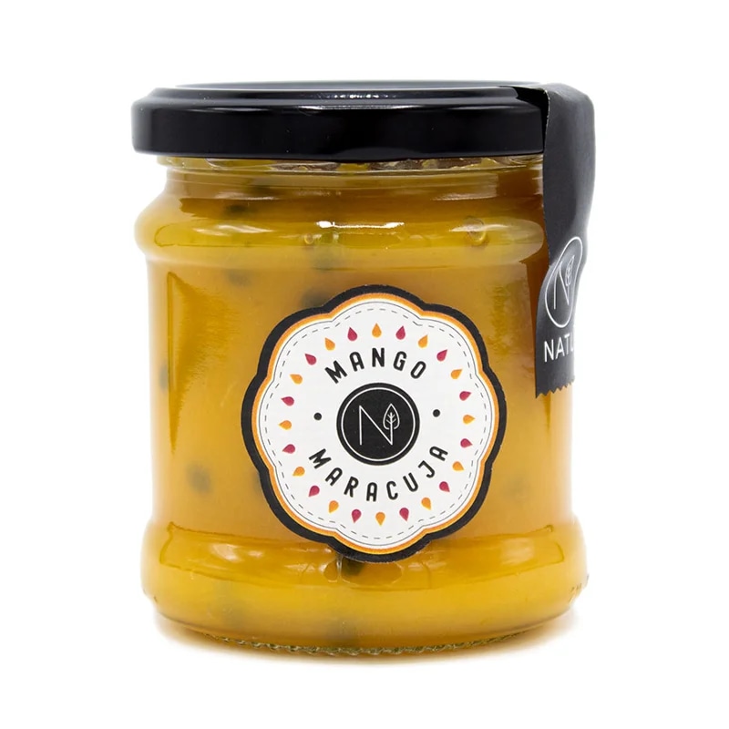 NATU Mango-Maracuja extra džem výběrový bez přidaného cukru 205g