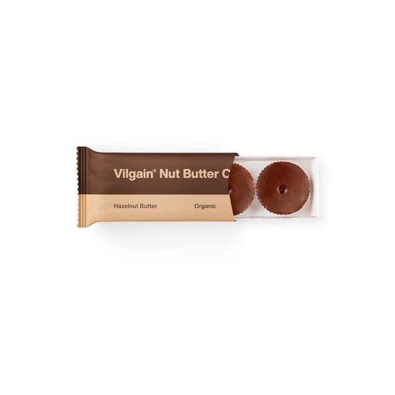 Vilgain Nut Butter Cups BIO – lískooříškové máslo (3 x )