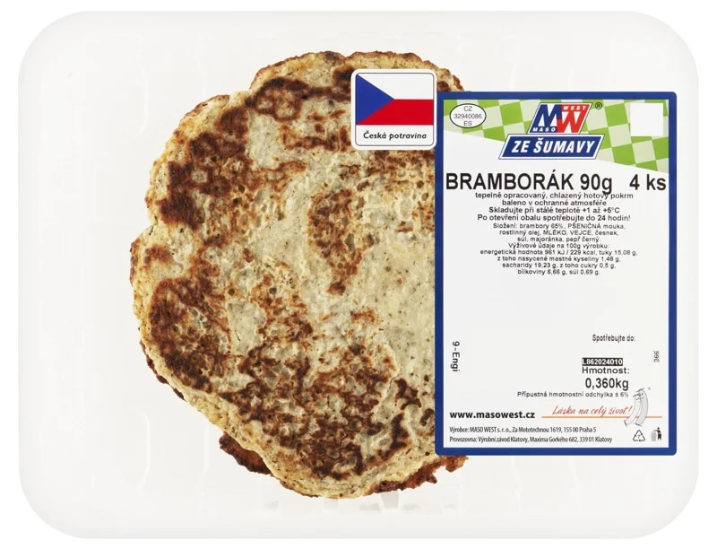 Maso West Bramborák, 4 ks