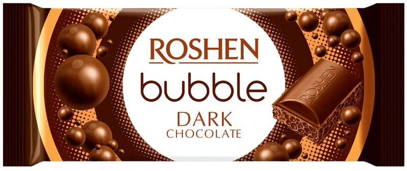 Roshen Čokoláda Bubble extra hořká