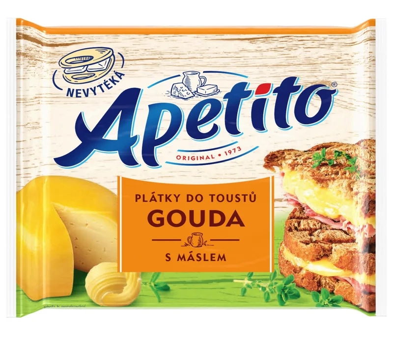Apetito tavené plátky do toustů Gouda