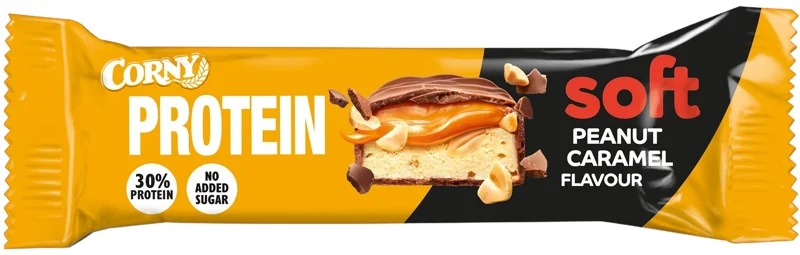 Corny Soft Proteinová tyčinka Arašídy-karamel