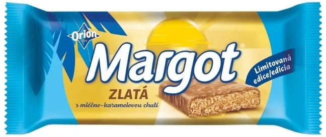 Orion Margot Zlatá sójová tyčinka máčená v karamelové polevě