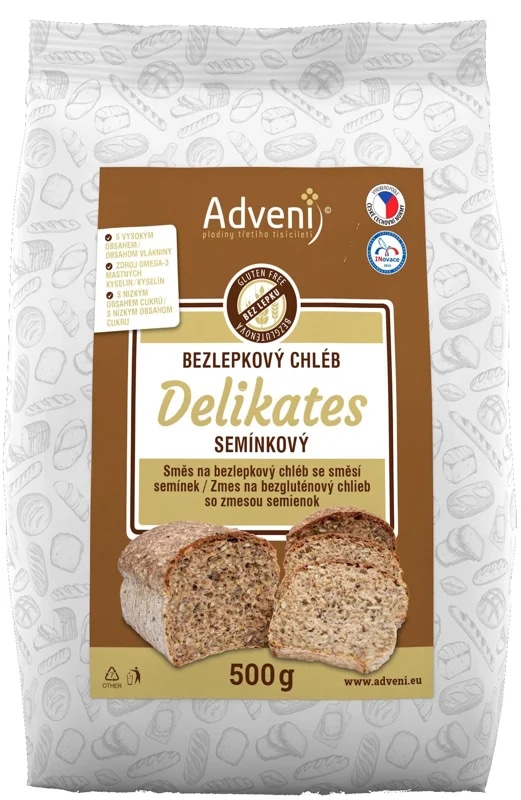Adveni Bezlepkový chléb delikates semínkový