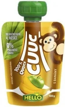 Hello Cuuc 100% ovocná kapsička s banány