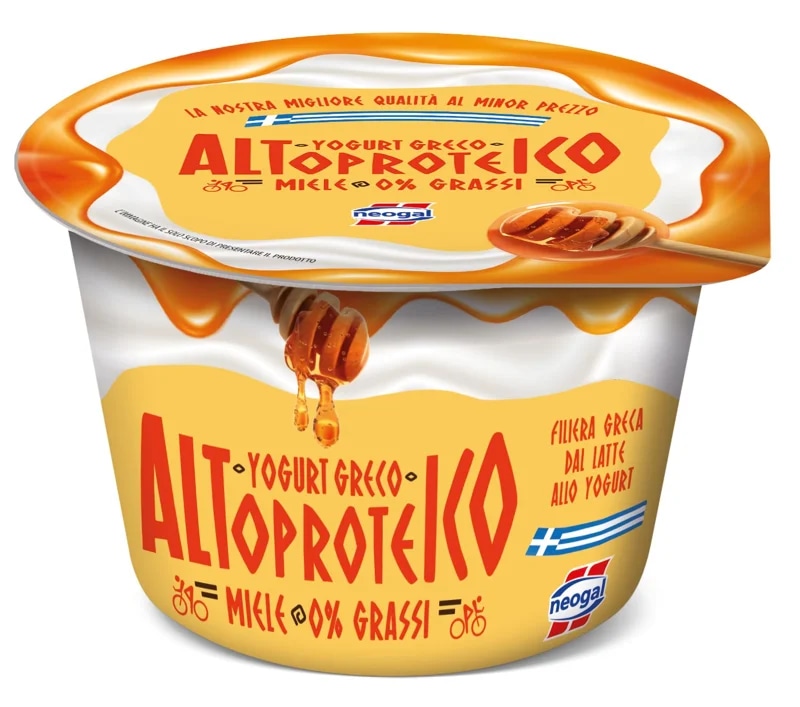 Neogal High protein řecký jogurt 0 % tuku s medem