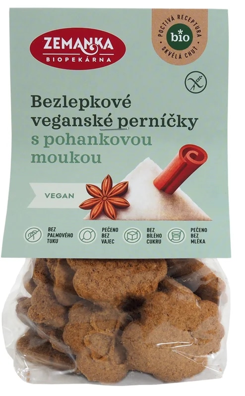 Biopekárna Zemanka BIO Bezlepkové veganské perníčky