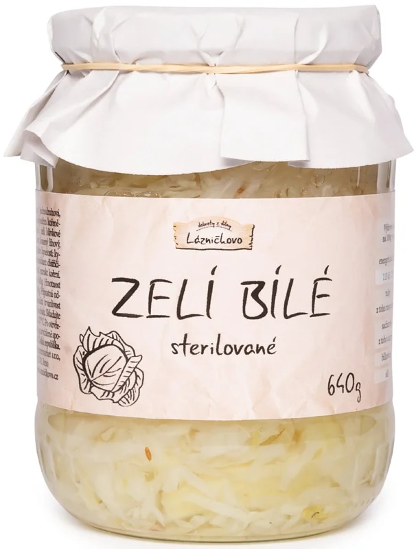 Lázničkovo zelí bílé ve sladkokyselém nálevu