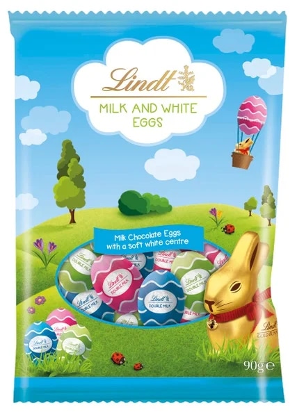 Lindt Vajíčka s dvojitou porcí mléka