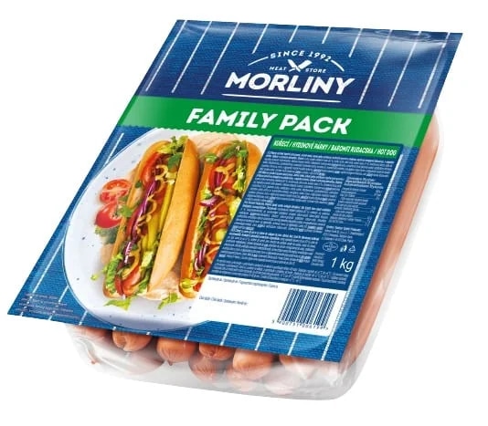 Morliny Kuřecí loupací párky - family pack