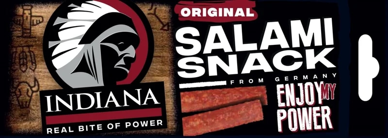 Indiana Jerky Salami snack