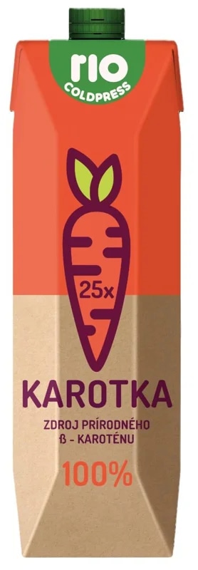Rio Cold press 100% šťáva karotková