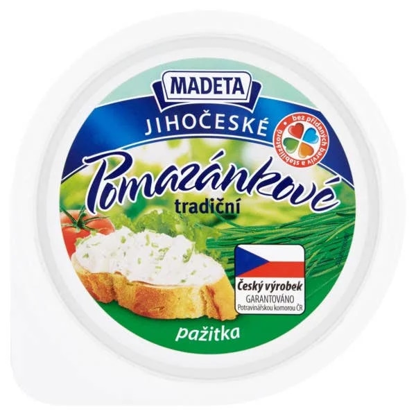 Madeta Jihočeské Tradiční pomazánkové s pažitkou 6x150g