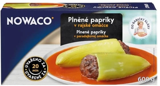 Nowaco Od babičky Kláry Plněná paprika s rajskou omáčkou