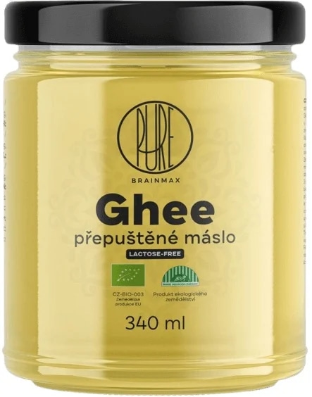 BrainMax Pure Ghee Přepuštěné máslo BIO