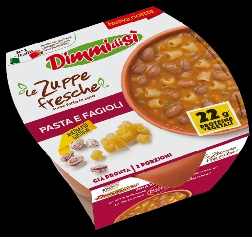 DimmidiSì Polévka s fazolemi a těstovinami (2 porce)