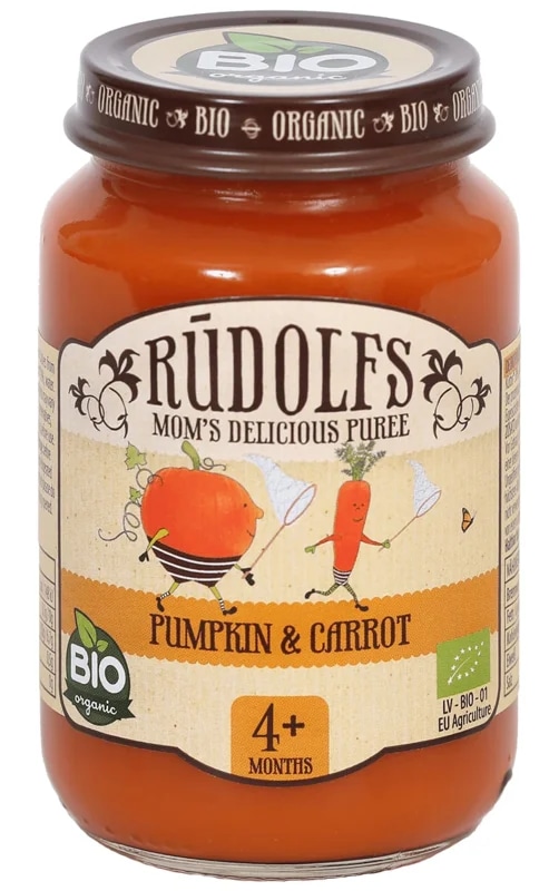 Rudolfs BIO Příkrm dýně a mrkev