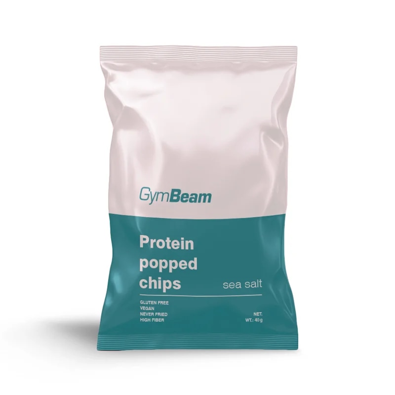GymBeam Proteinové čipsy mořská sůl