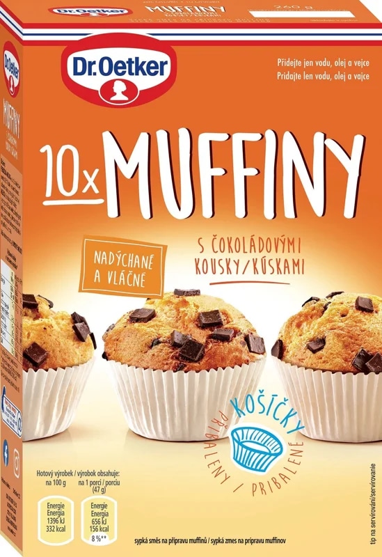 Dr.Oetker Muffiny v prášku