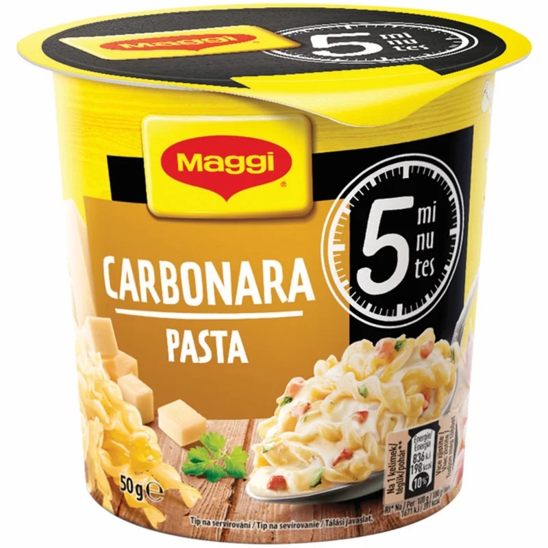 Maggi 5 minutes Pasta Carbonara kelímek
