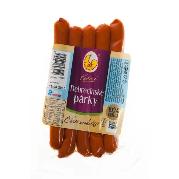 DZ Klatovy Párky debrecínské kuřecí
