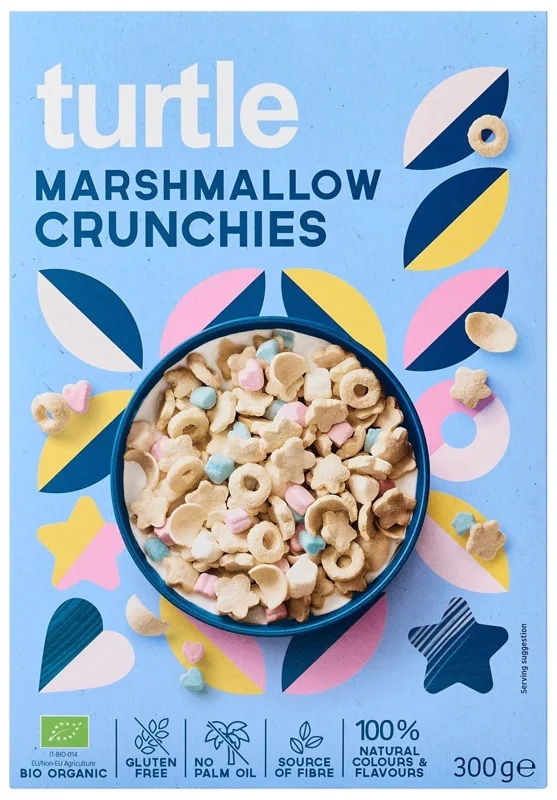 Turtle BIO Cereálie s příchutí marshmallow bezlepkové