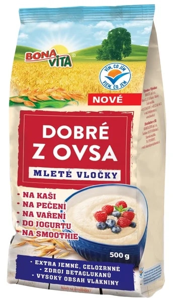 Bonavita Dobré z ovsa mleté vločky