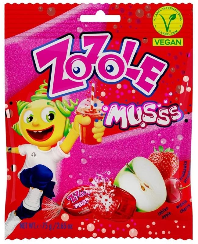 Zozole Šumivé bonbony ovocný mix