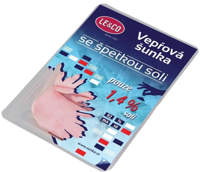 Le & Co Šunka vepřová se špetkou soli (92% masa)
